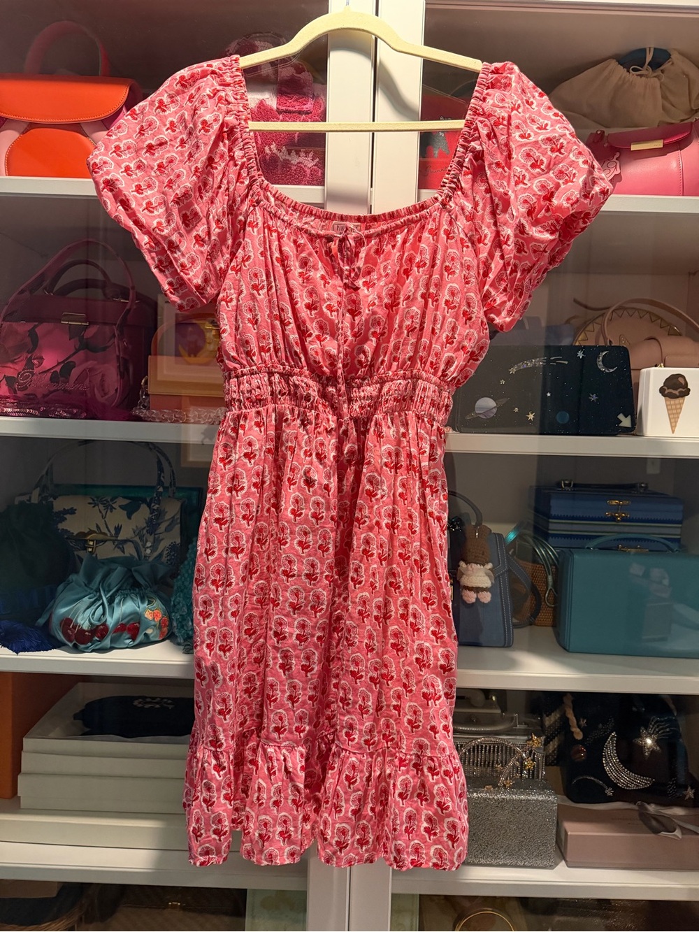 Pink City Prints mini dress